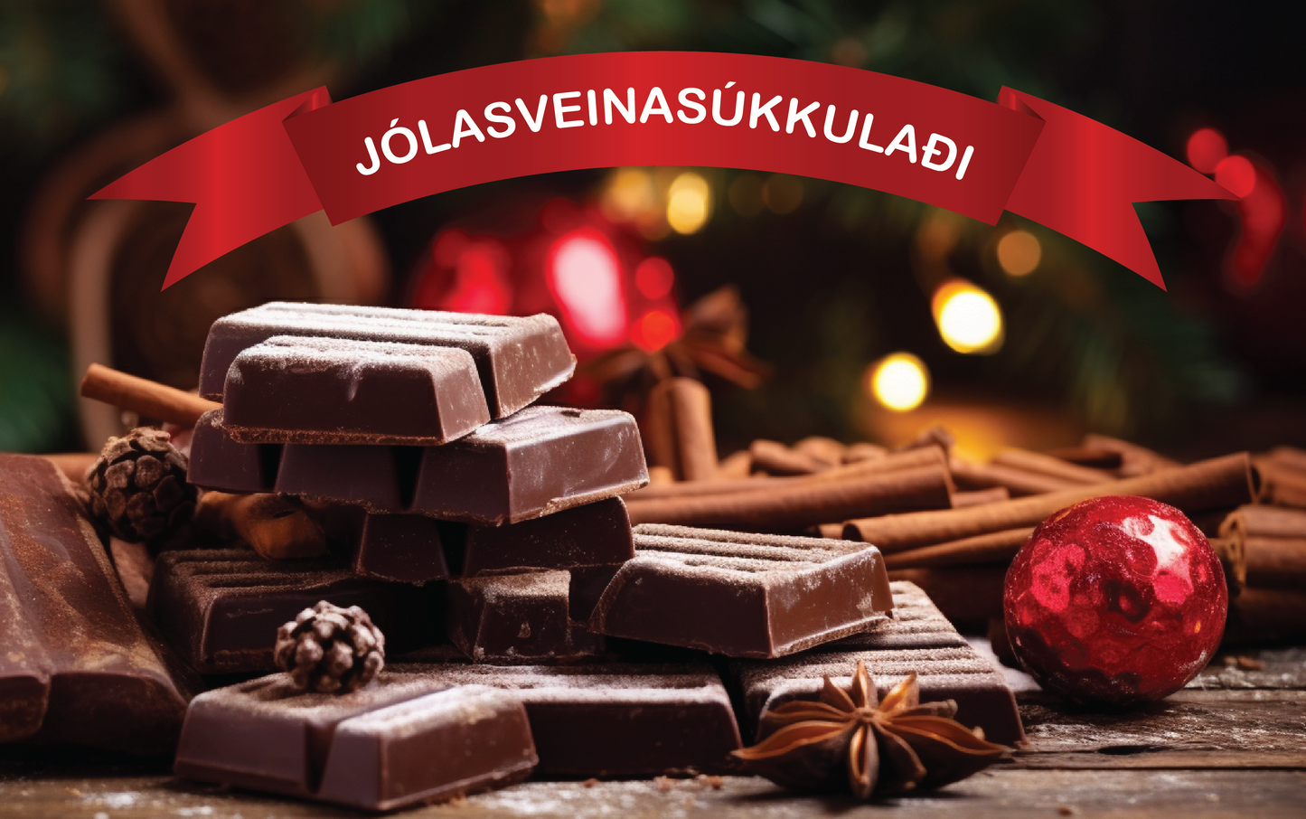 Jólasveinasúkkulaði - 13 stk - 70g hver plata