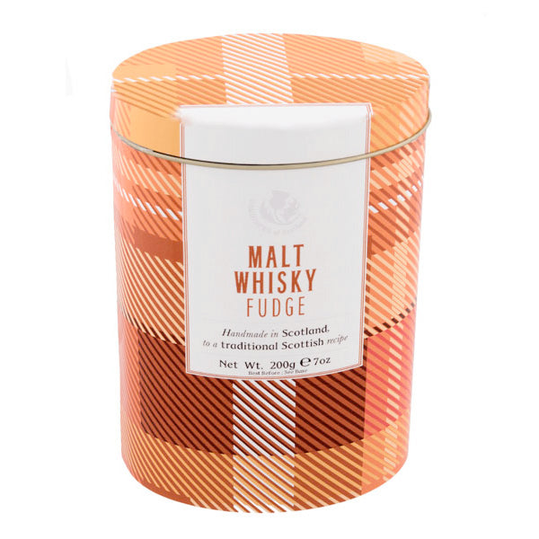 Malt Whisky Fudge Tartan Tin 200g