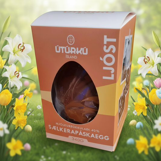 ÚTÚRKÚ páskaegg - mjólkursúkkulaði - 340g