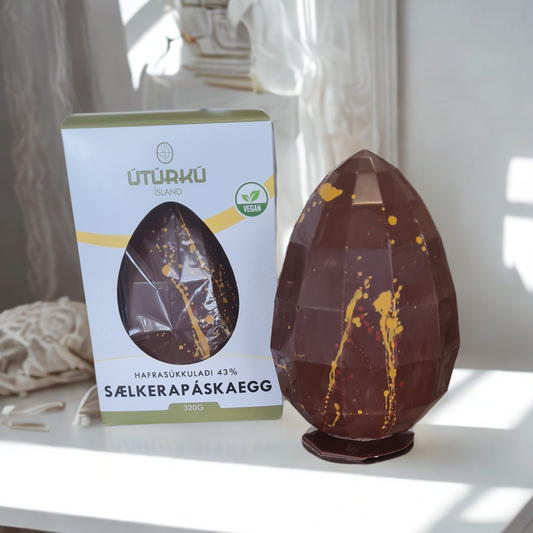 ÚTÚRKÚ páskaegg - VEGAN haframjólkursúkkulaði - 320g